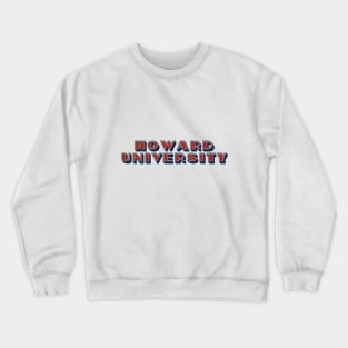 hu glitter lettering Crewneck Sweatshirt